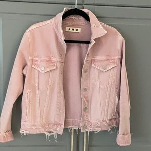 Pink Amo Jean jacket